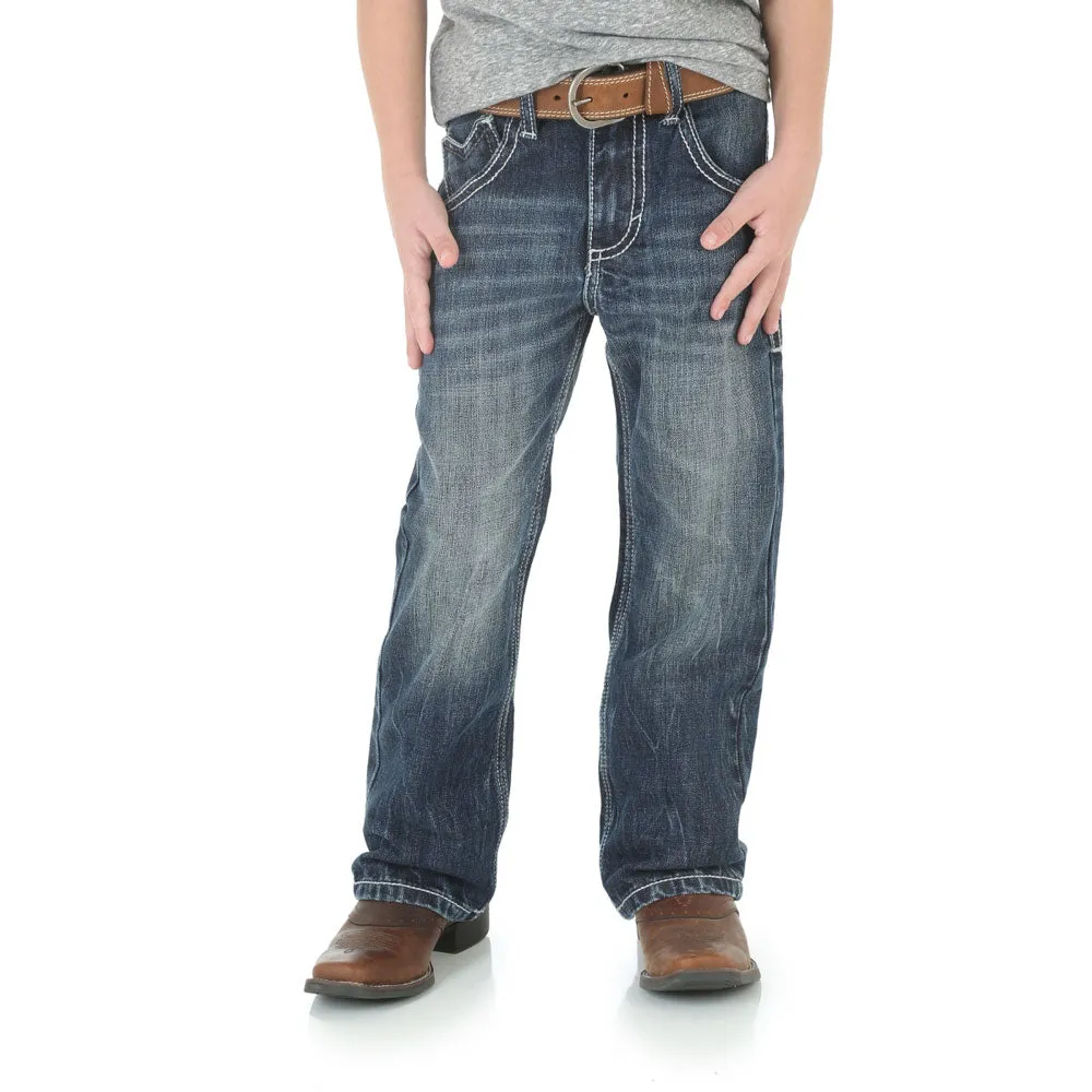 42BWXCL Wrangler Boys 20X No. 42 Vintage Bootcut Jean Sizes 8-18