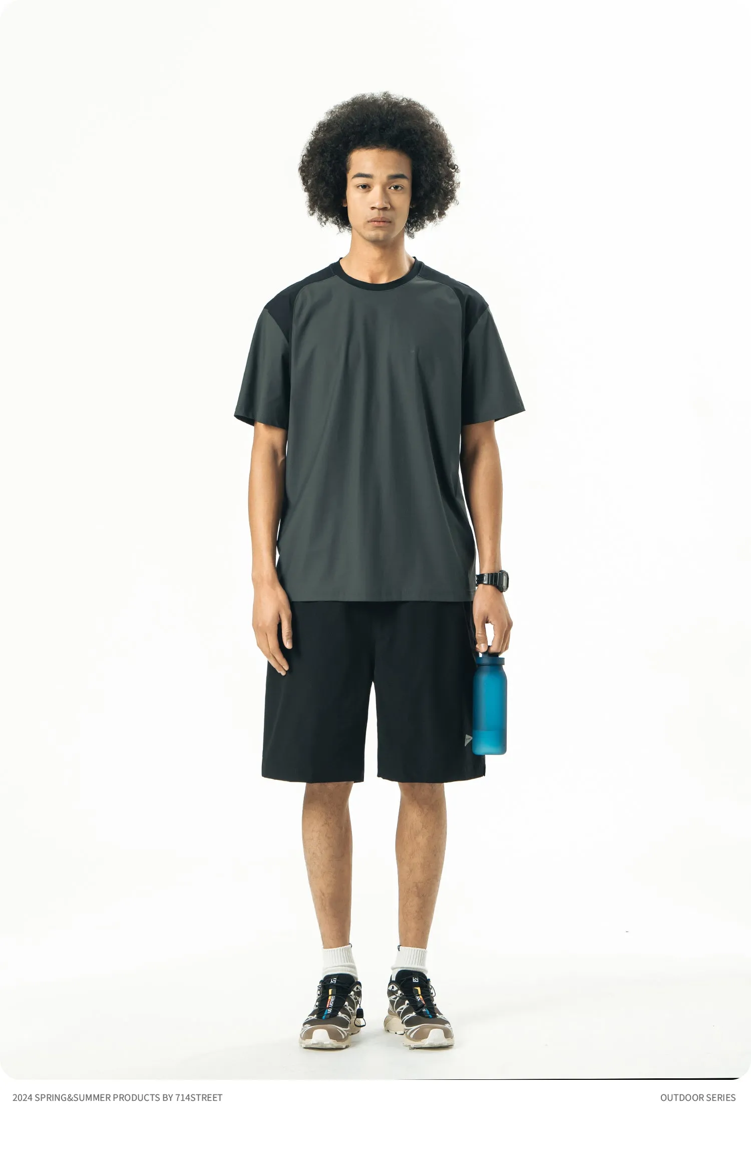714STREET ナイロンドライTシャツ 714ST063