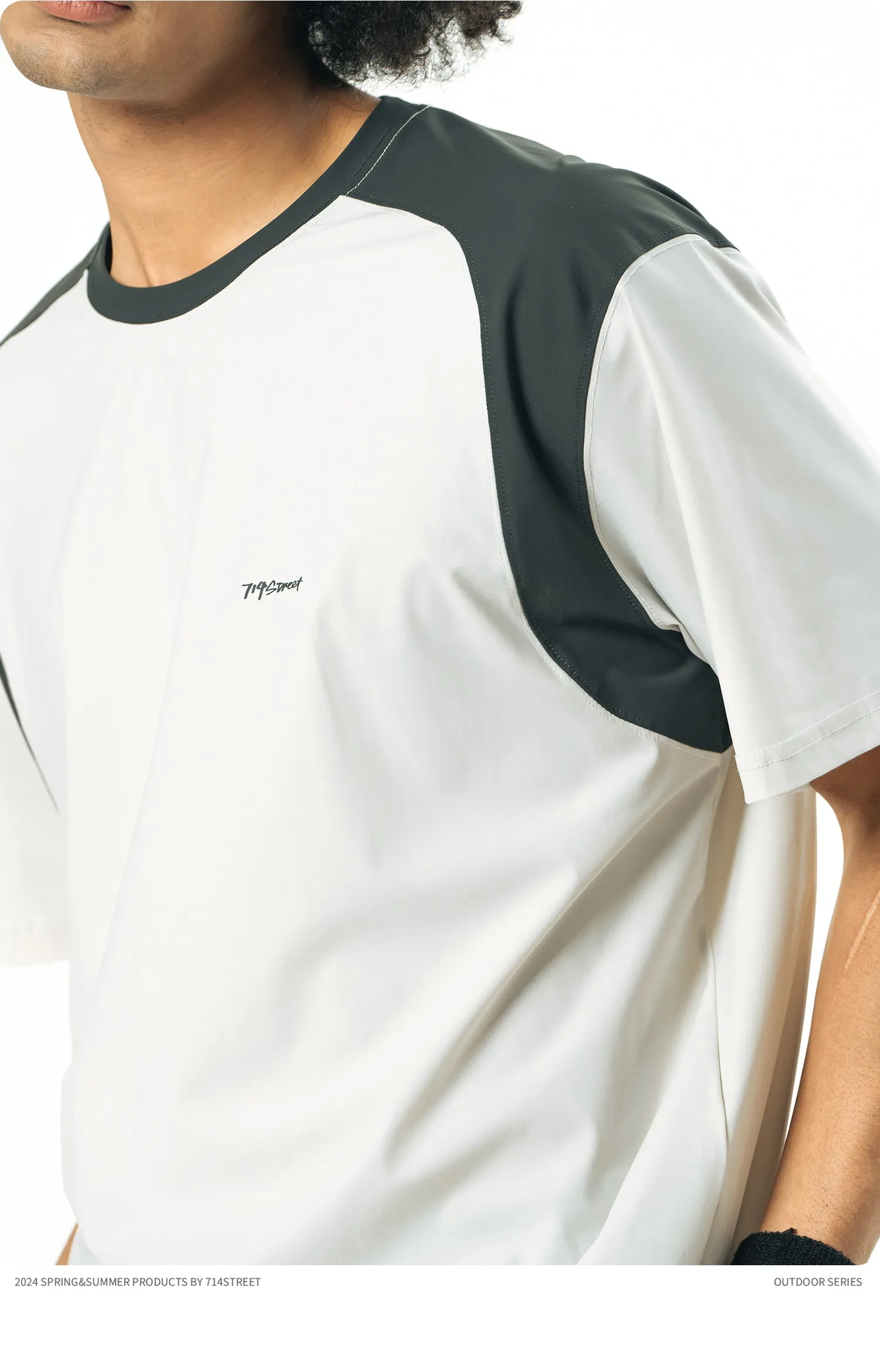 714STREET ナイロンドライTシャツ 714ST063