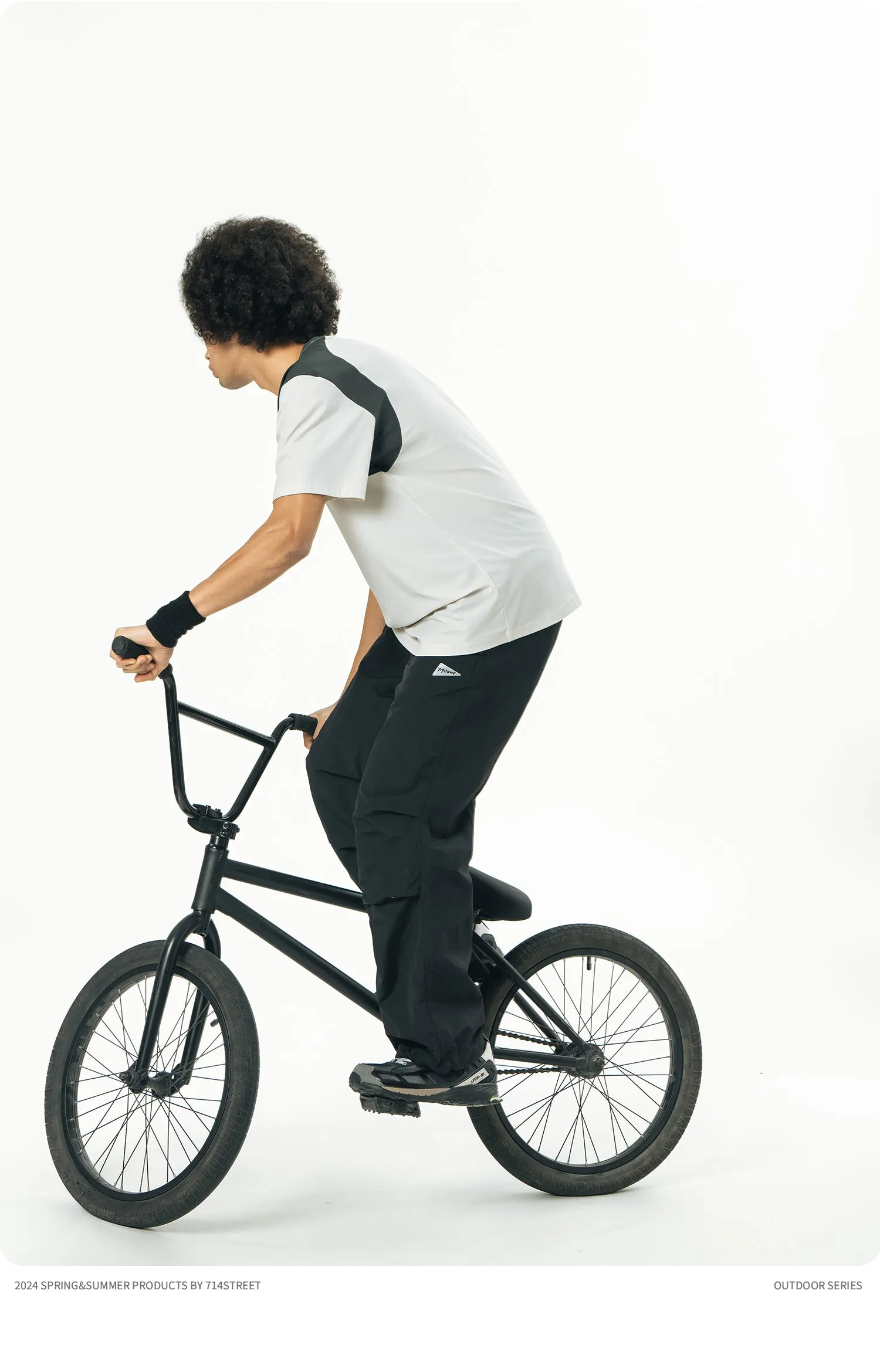 714STREET ナイロンドライTシャツ 714ST063