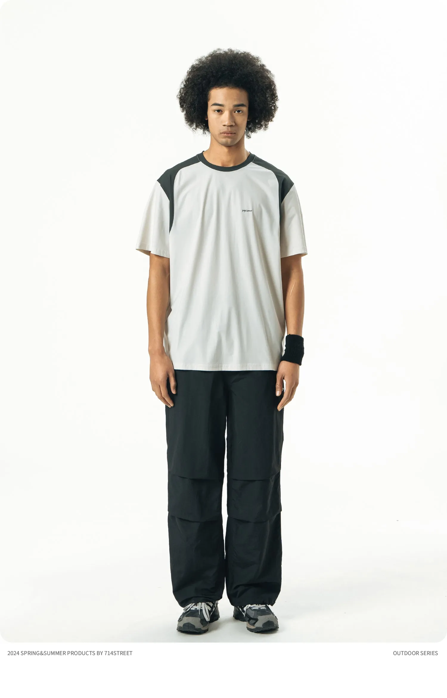 714STREET ナイロンドライTシャツ 714ST063