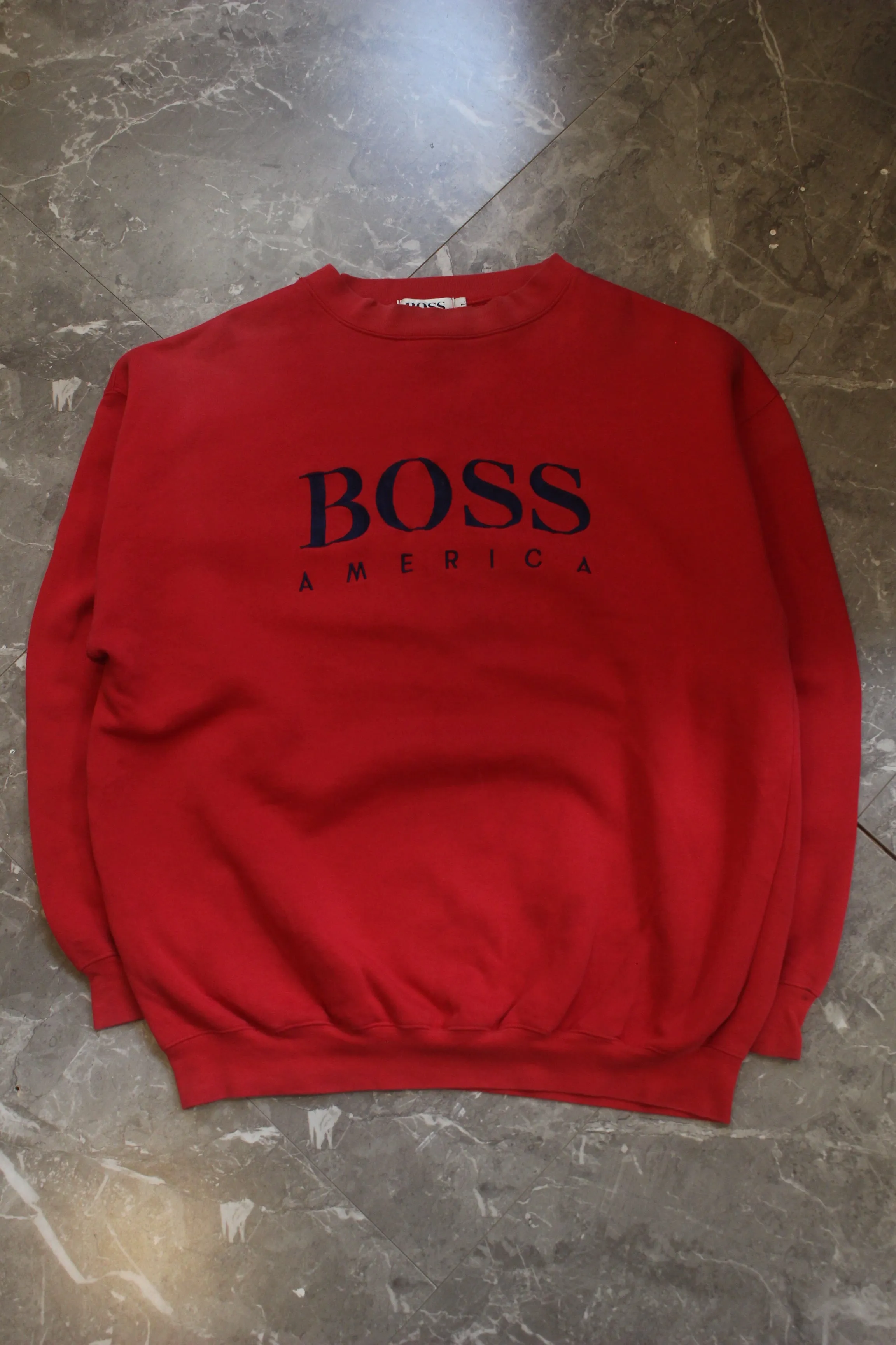 90s Boss Sweatshirt Hiphop Big Logo