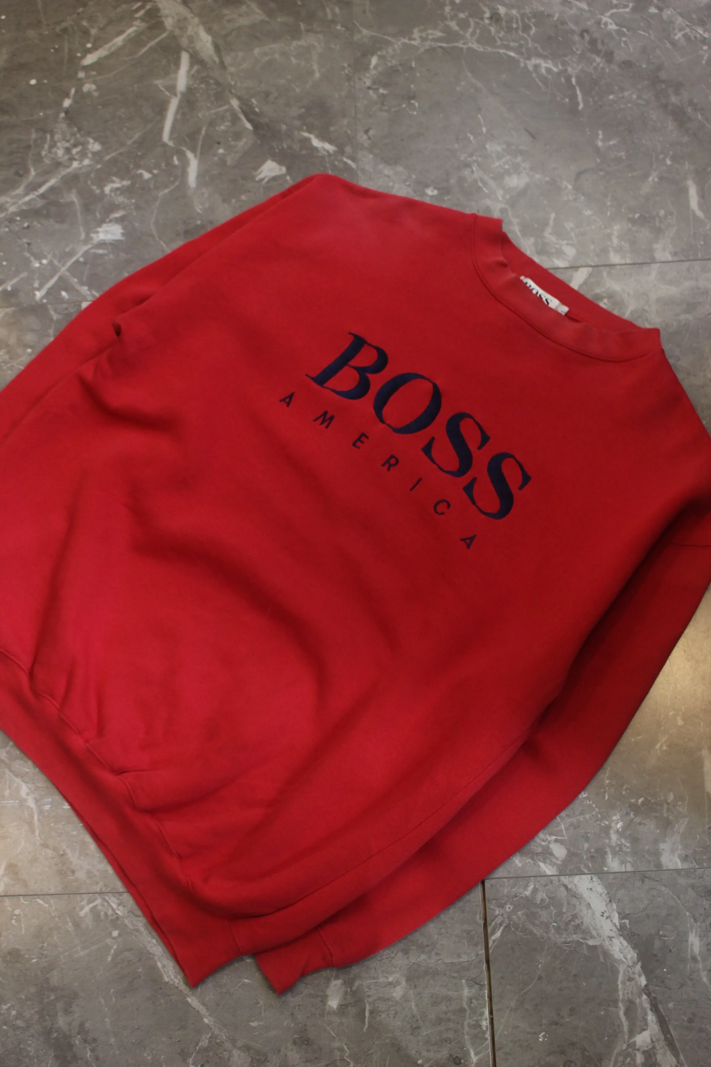 90s Boss Sweatshirt Hiphop Big Logo