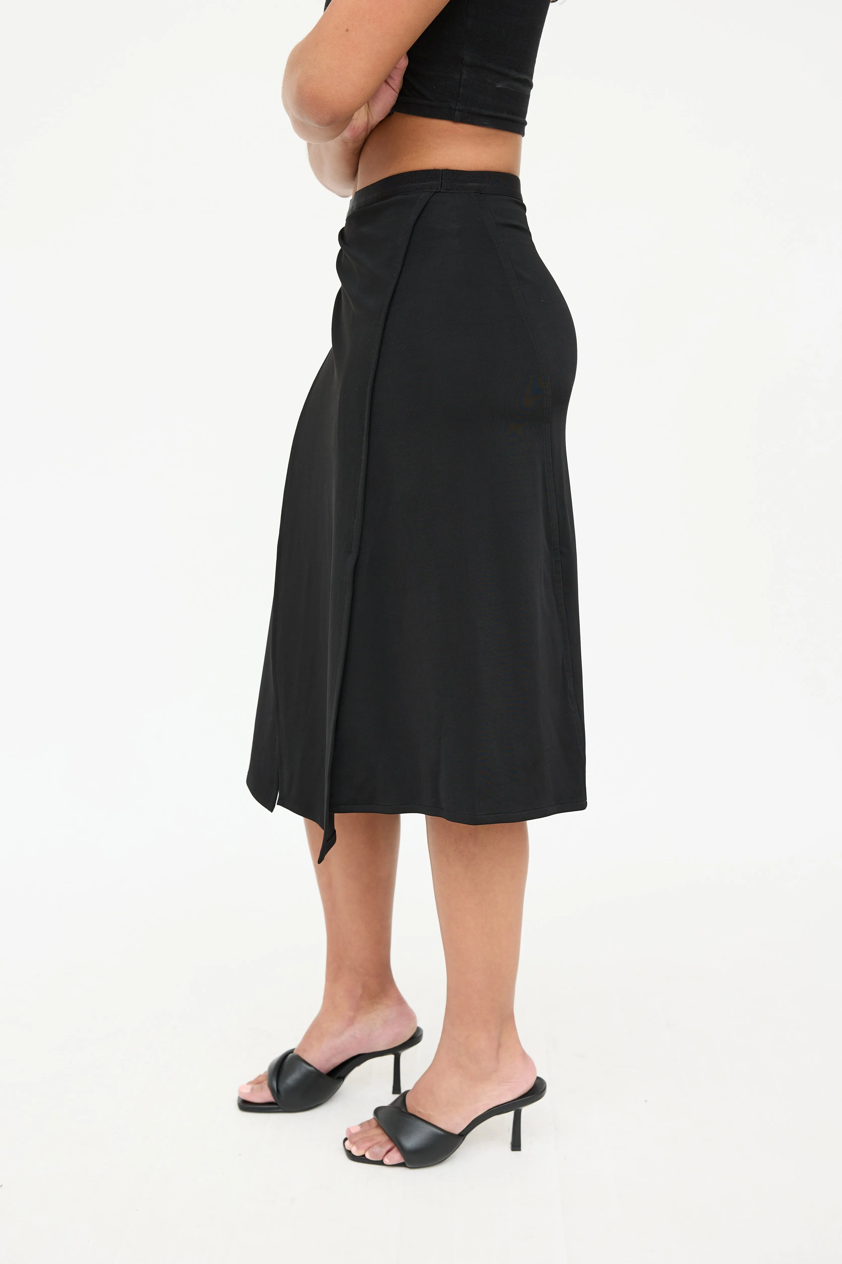 Asymmetrical Midi Skirt