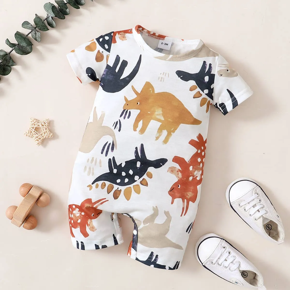 Baby Boy Cartoon Dinosaur Sweatshirt