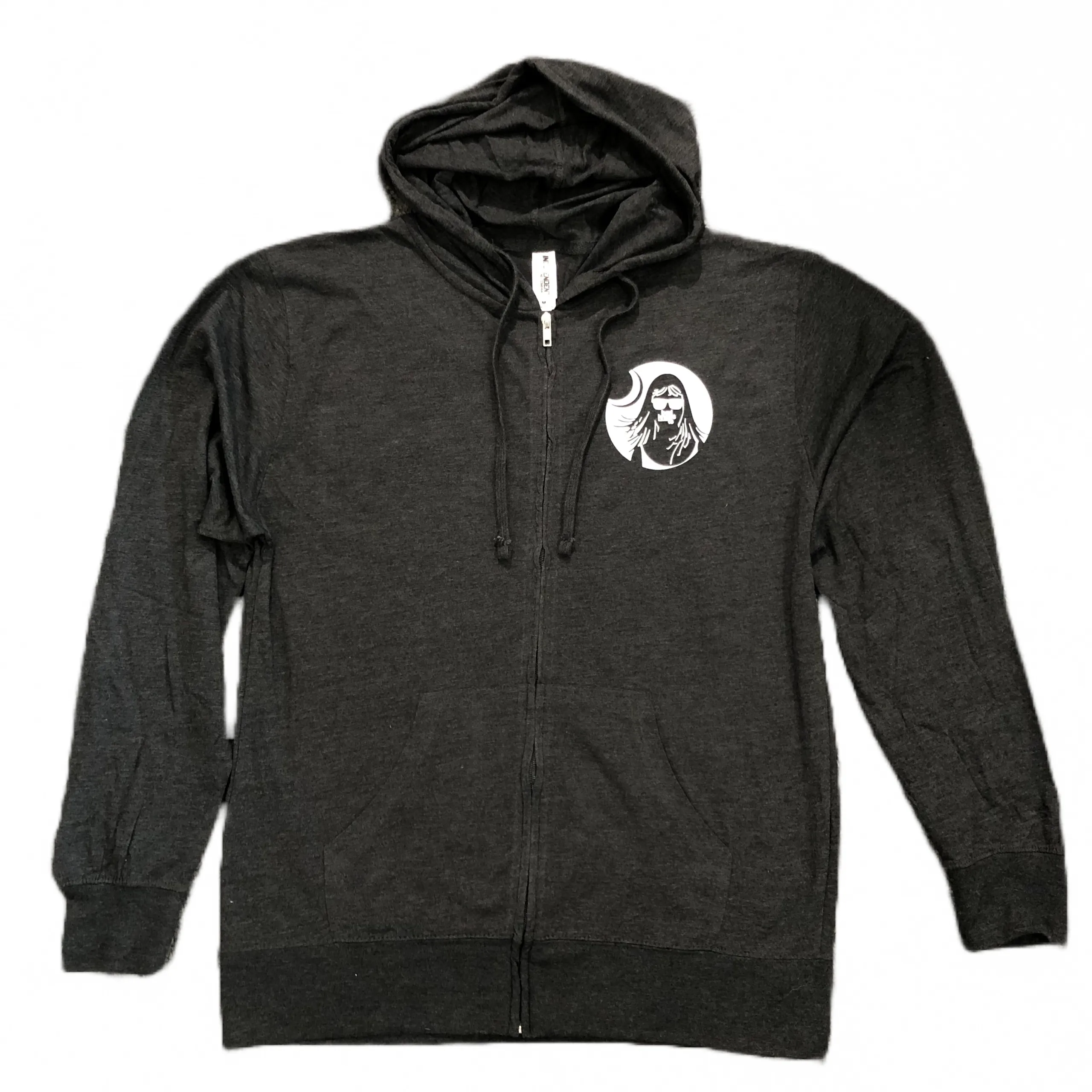 badknees Logo Lightweight Hoodie - Charcoal