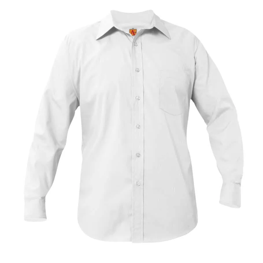 Boys Long Sleeve Dress Shirt - White