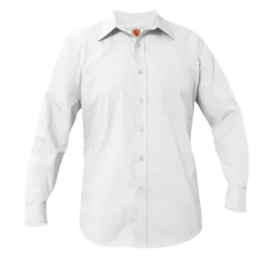Boys Long Sleeve Dress Shirt - White