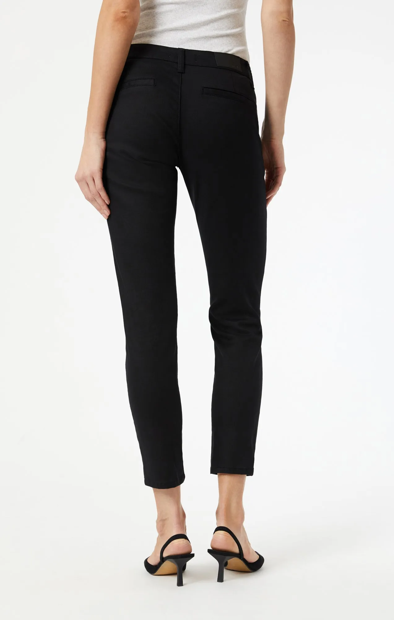 BROOKE SLIM CHINO IN BLACK LUXE TWILL
