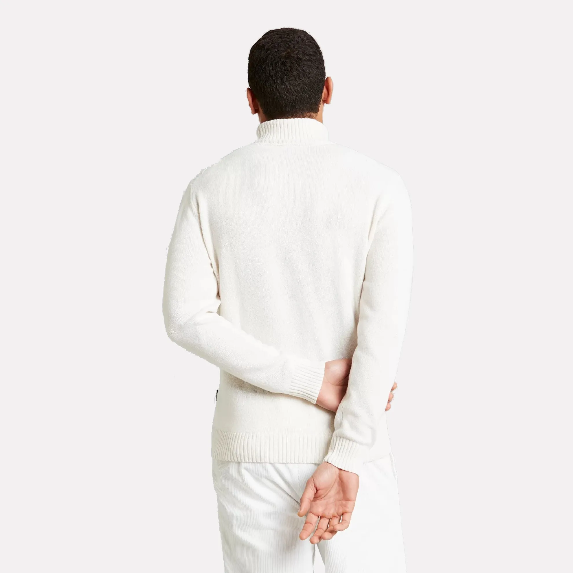 Bugatti Lambswool Blend Turtle Neck Sweater / Ivory