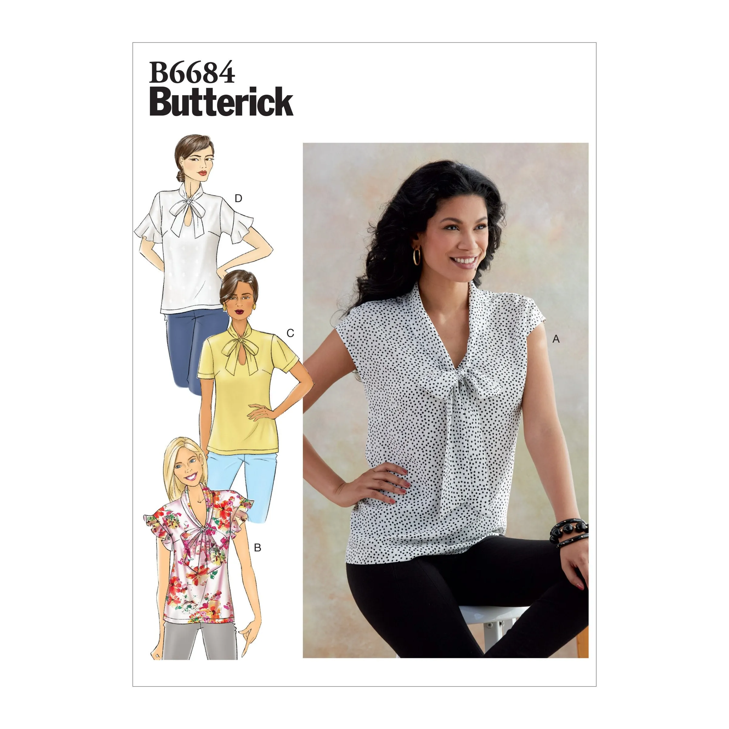 Butterick Pattern B6684 Misses Top / Vest