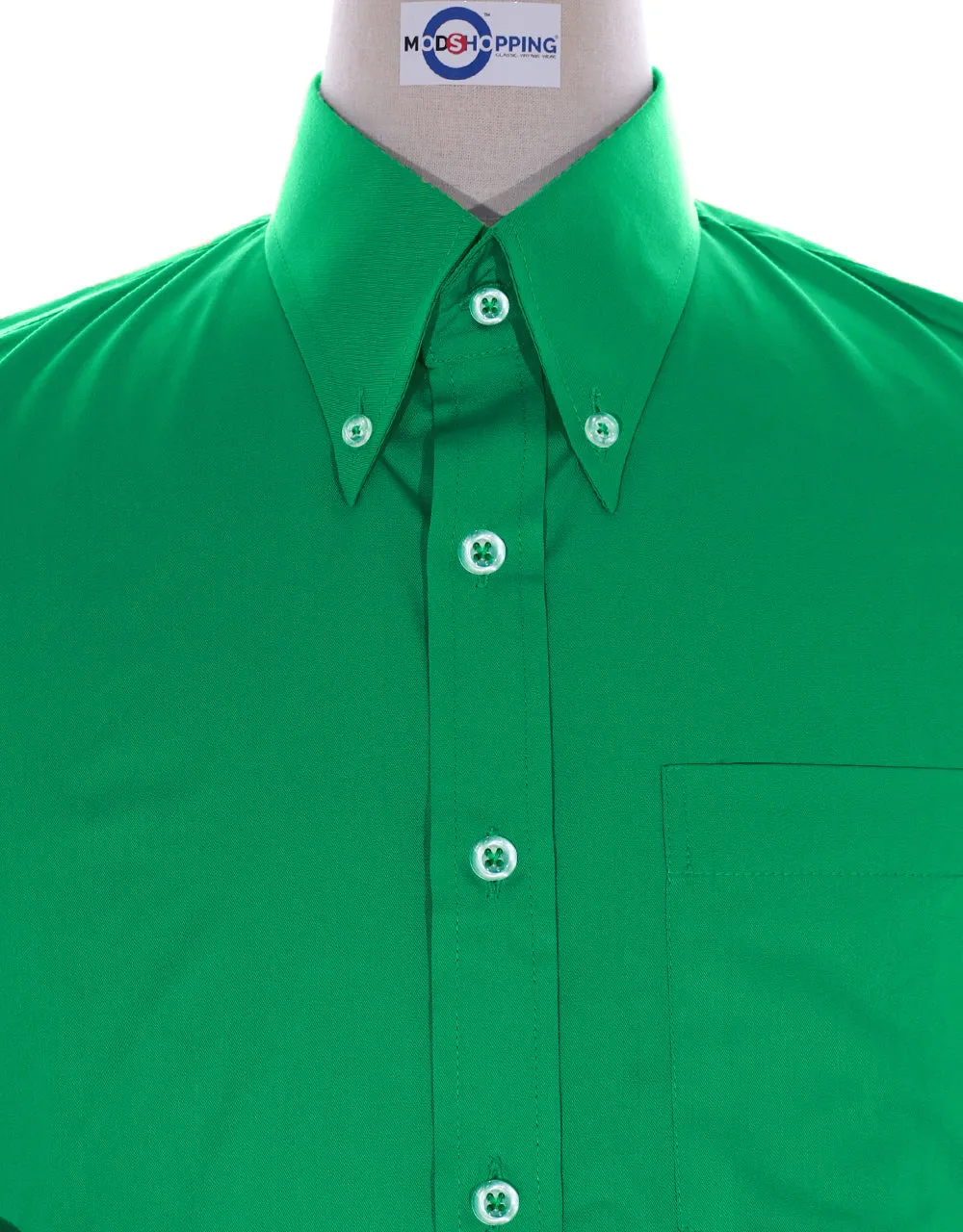 Button Down Shirt - Green Color Shirt