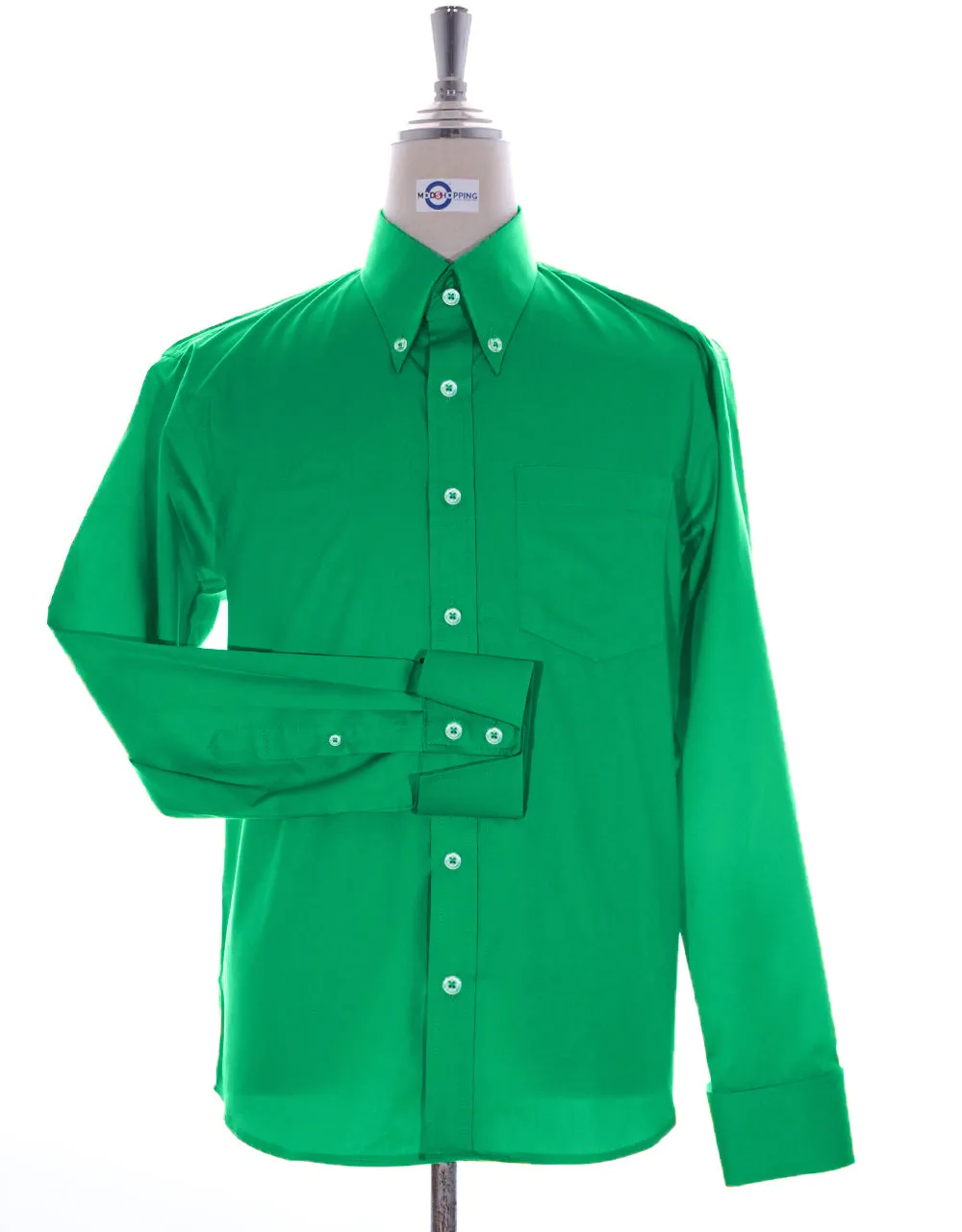 Button Down Shirt - Green Color Shirt
