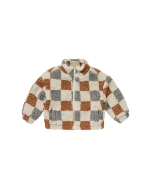 Coco Jacket Shearling Check