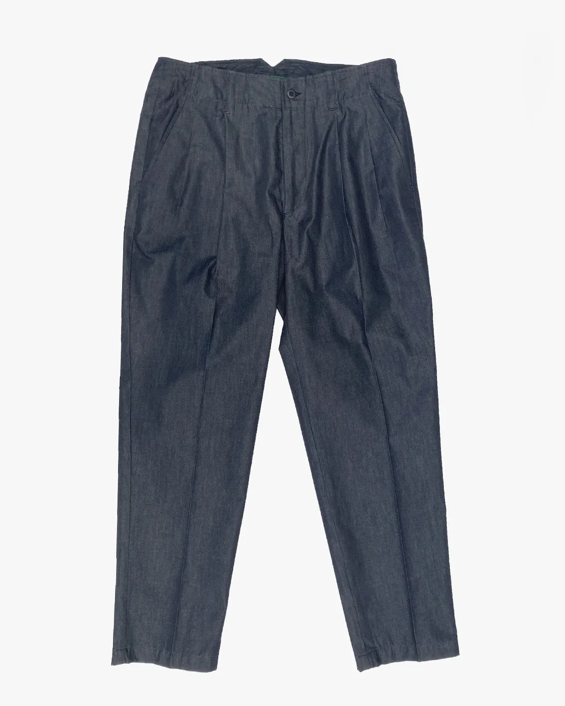 COMPACT YARN TROUSERS  C.BLACK