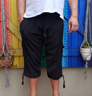 Cotton Hippie Men's Khaddar 3/4 Three Quarter Pants