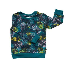 Cotton Sweatshirt For Kids | Nocturnal Fleece | Blue