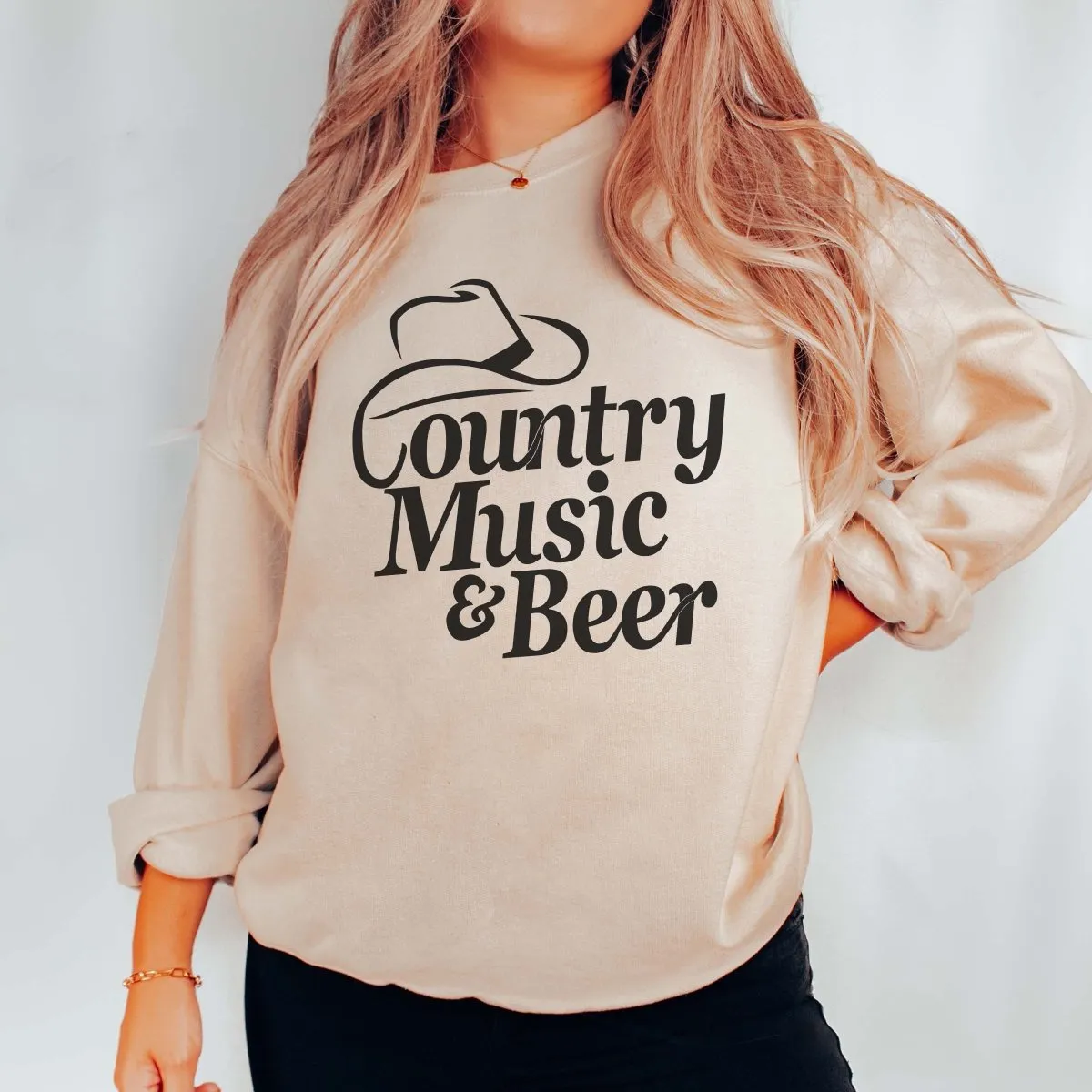 Country Music & Beer Sweatshirt