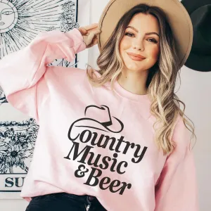 Country Music & Beer Sweatshirt