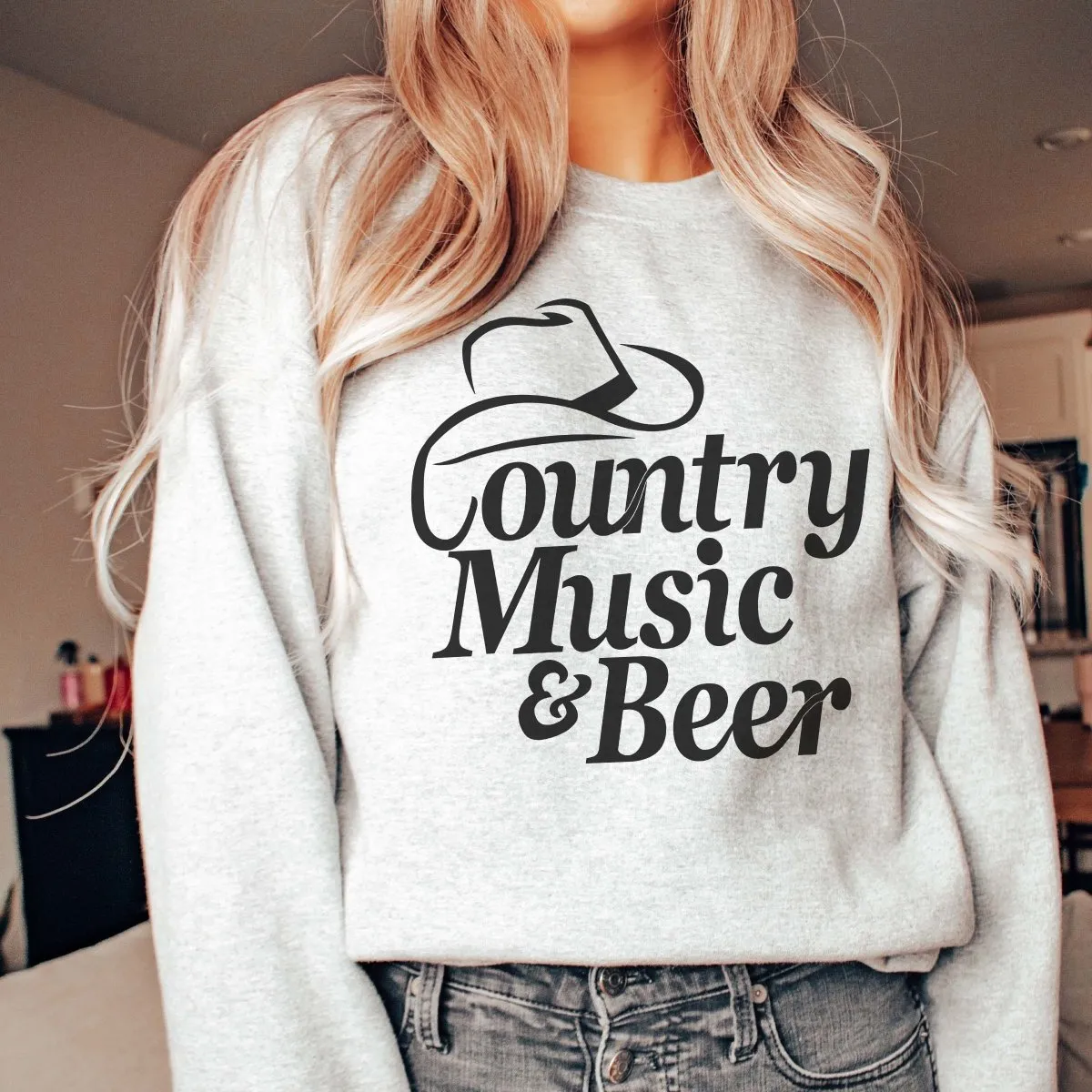 Country Music & Beer Sweatshirt