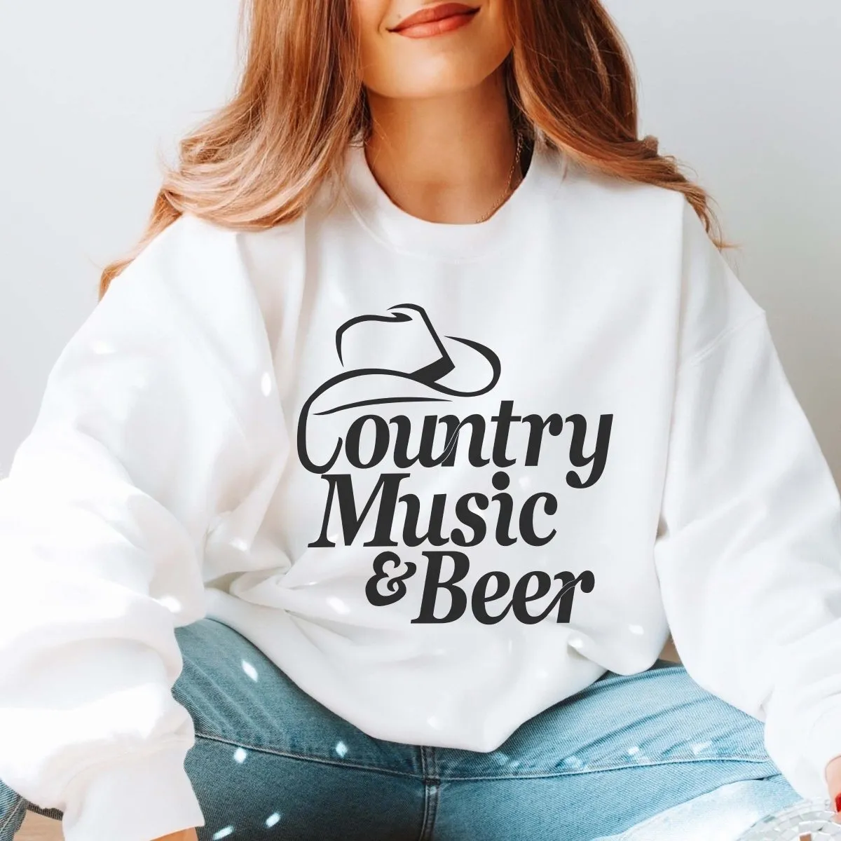 Country Music & Beer Sweatshirt