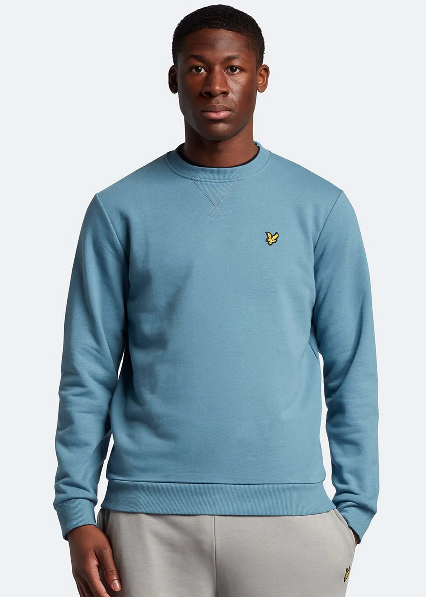 Crew neck sweatshirt - skipton blue