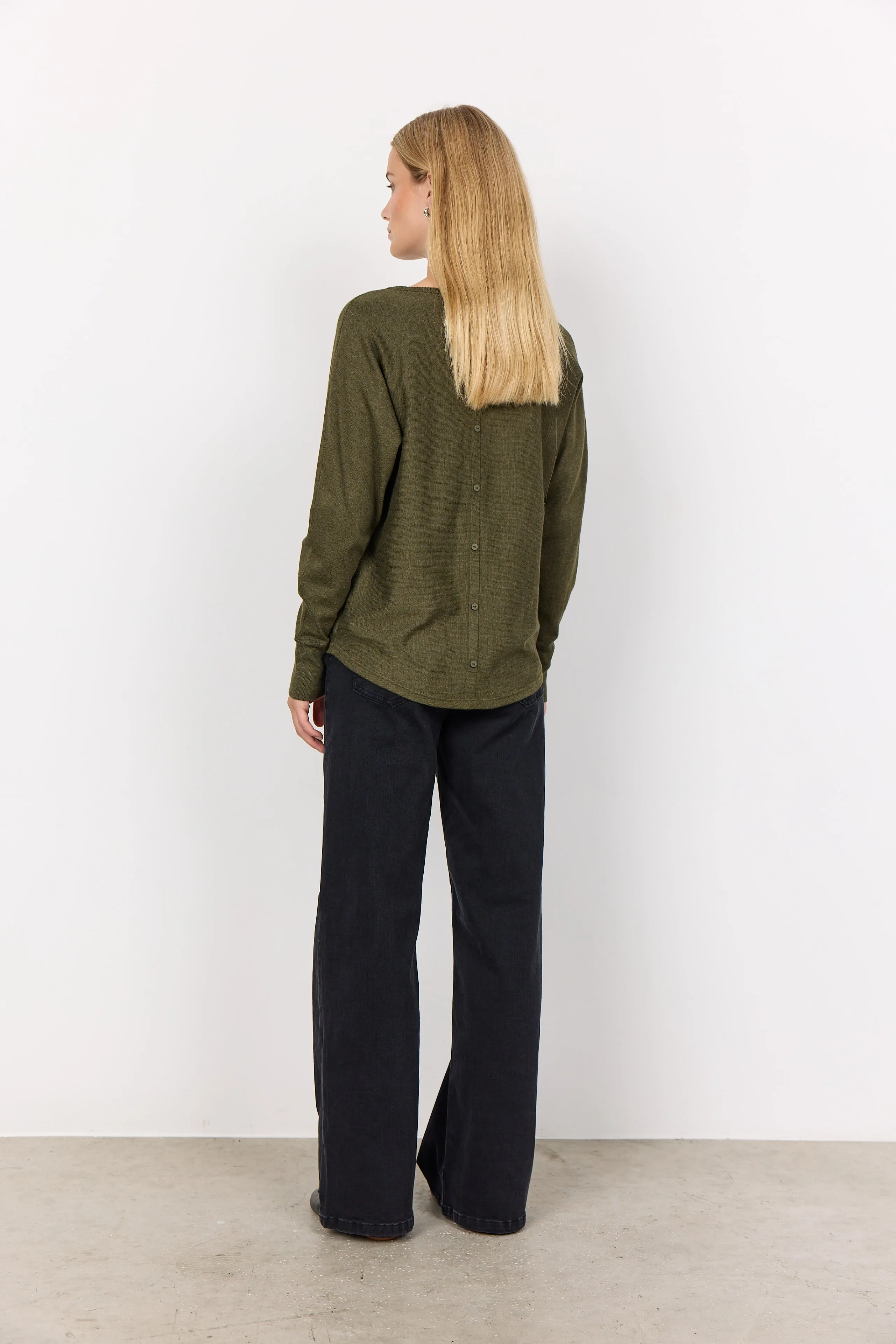 Dollie Button Detail Sweater