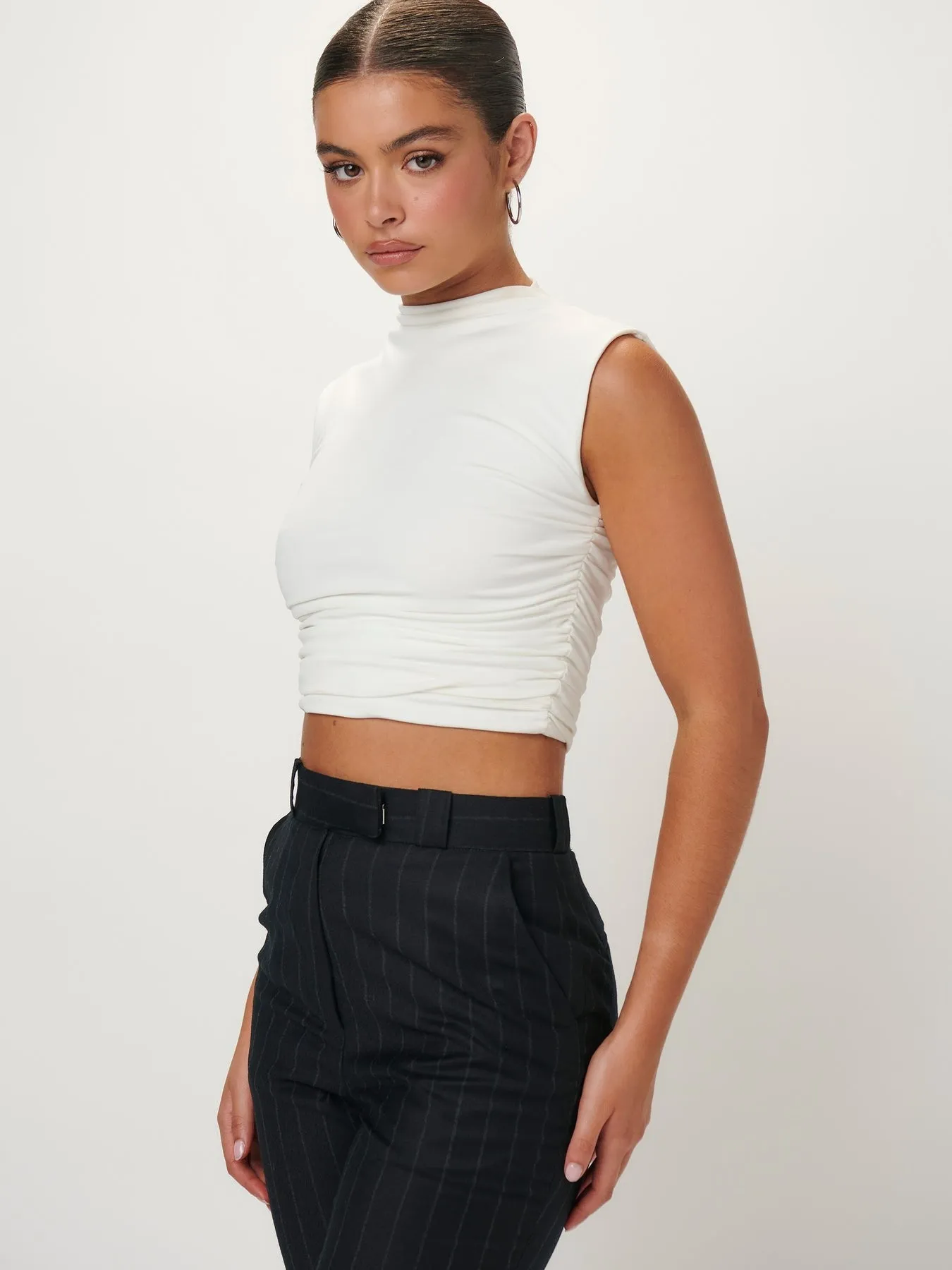 EFFIE KATS Womens Kira Top - White