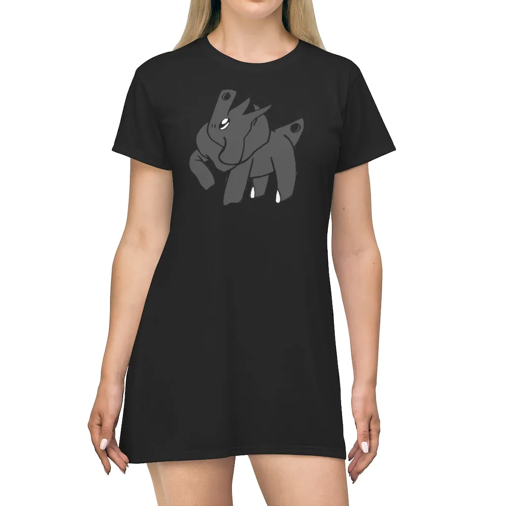 Electon All Over Print T-Shirt Dress