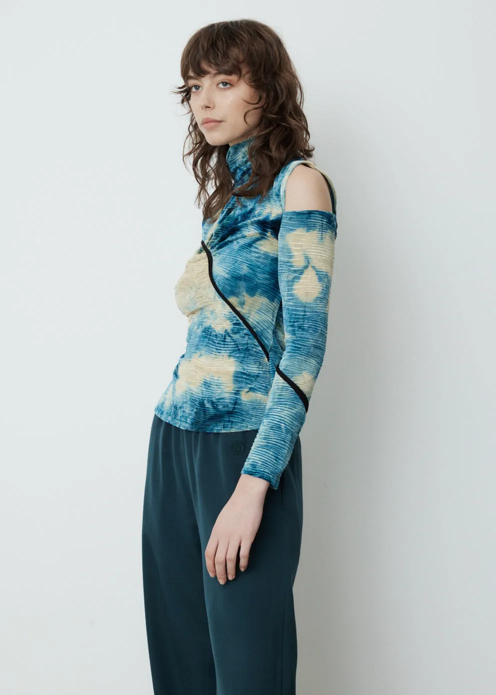 Ella Velvet Turtleneck Top