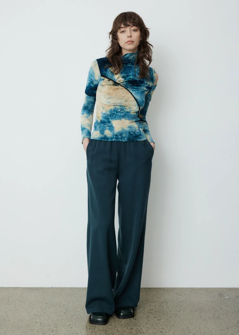 Ella Velvet Turtleneck Top