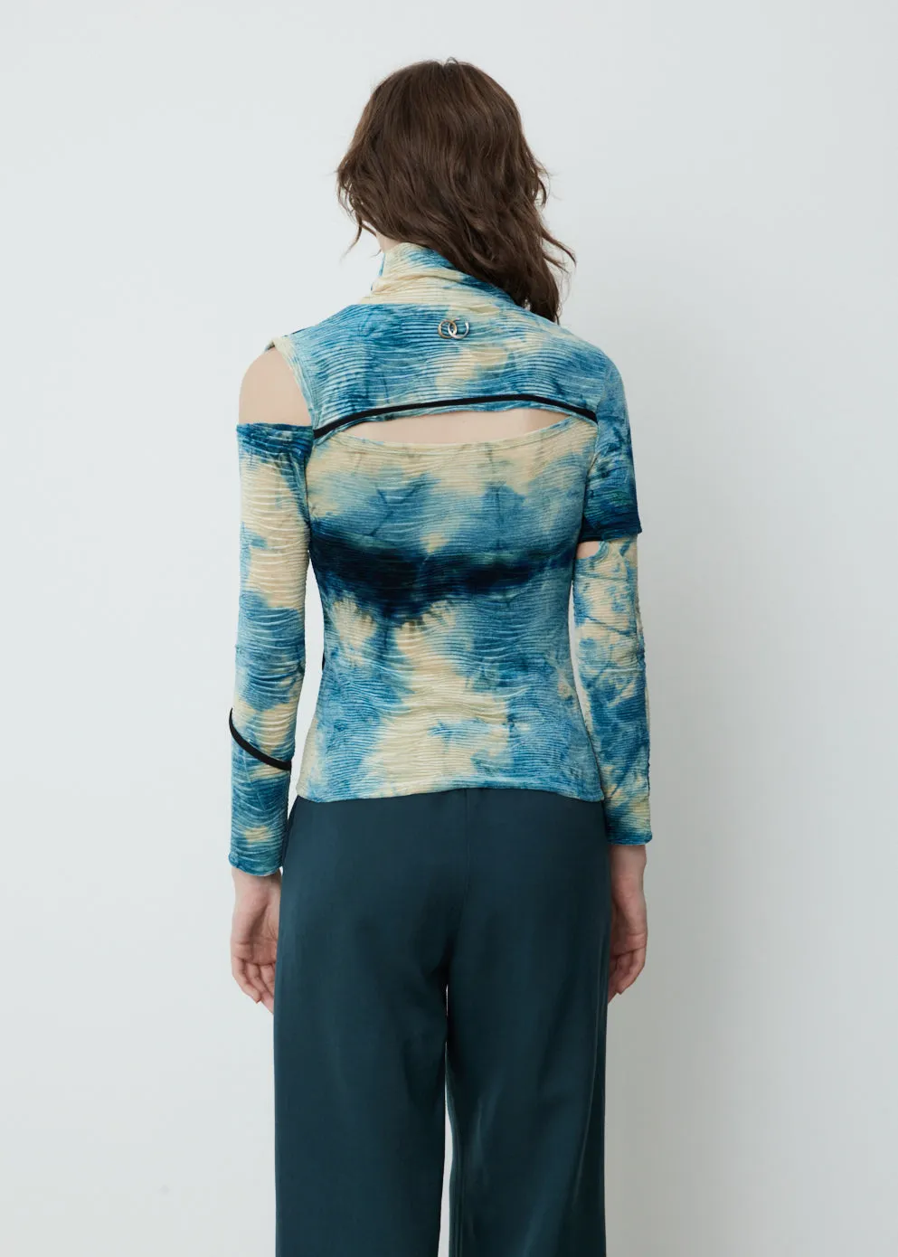Ella Velvet Turtleneck Top