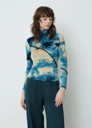 Ella Velvet Turtleneck Top
