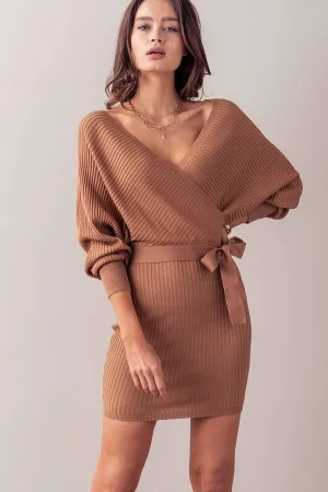 Empress Sweater Wrap Dress