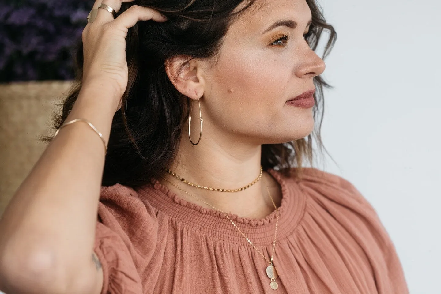 Everyday Hoop Earrings, bridesmaid gift, minimalist jewelry, minimalist earrings, everyday earrings, gold hoop earrings, minimalist hoops