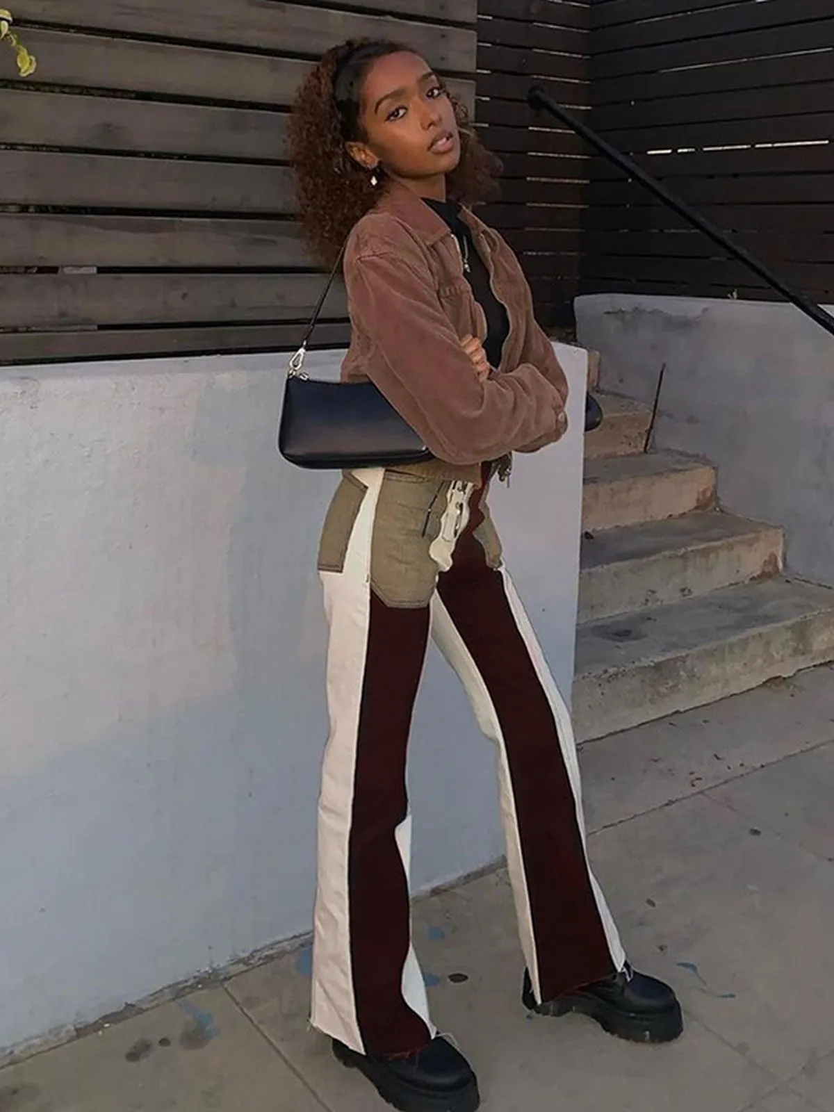 Fashionkova Guida Patchwork Trousers