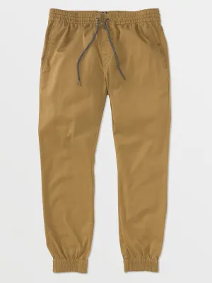 Frickin Slim Jogger Dark Khaki Pants