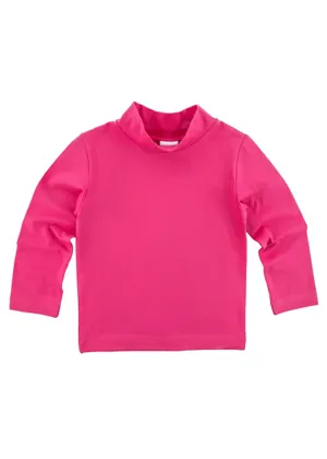 Fuchsia Mock Turtleneck