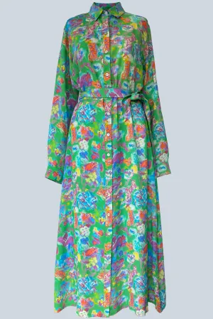 Gaia Petite Fleur Shirt Dress