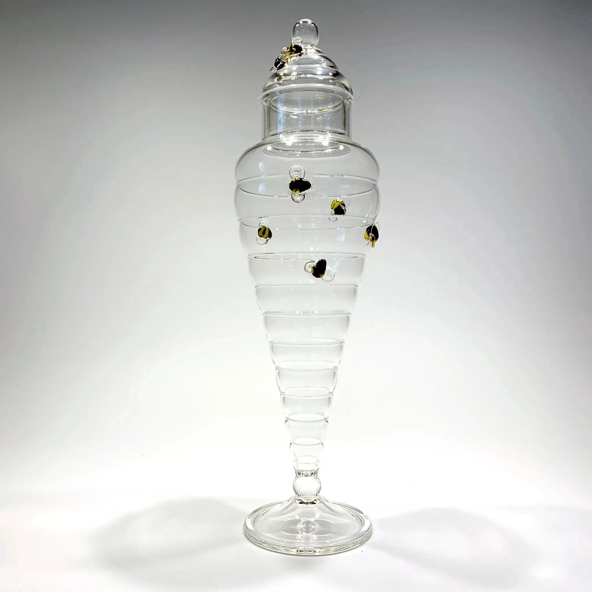 Glass Beehive Apothecary Jar by Sage Churchill-Foster, Sage Studios