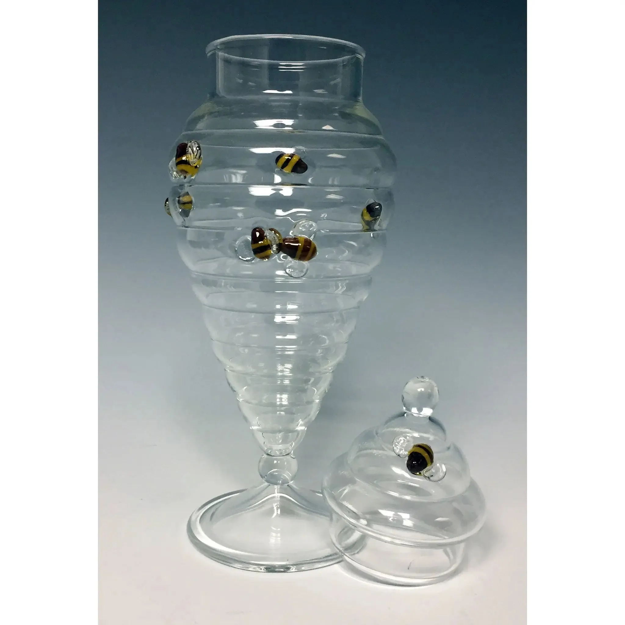 Glass Beehive Apothecary Jar by Sage Churchill-Foster, Sage Studios