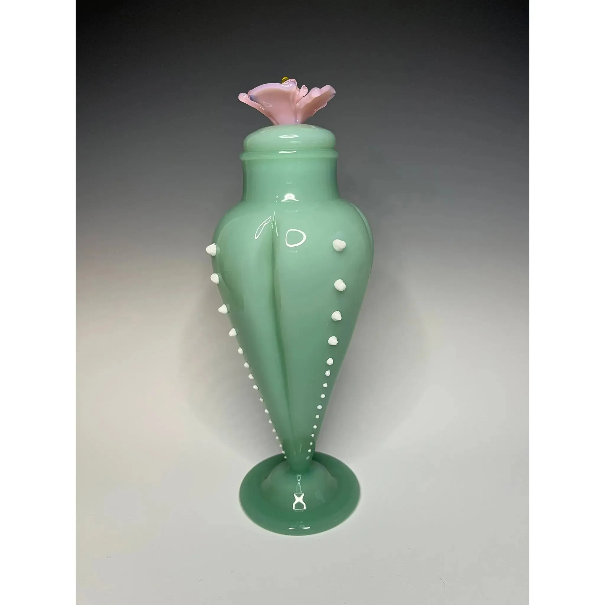 Glass Cactus Apothecary Jar by Sage Churchill-Foster, Sage Studios