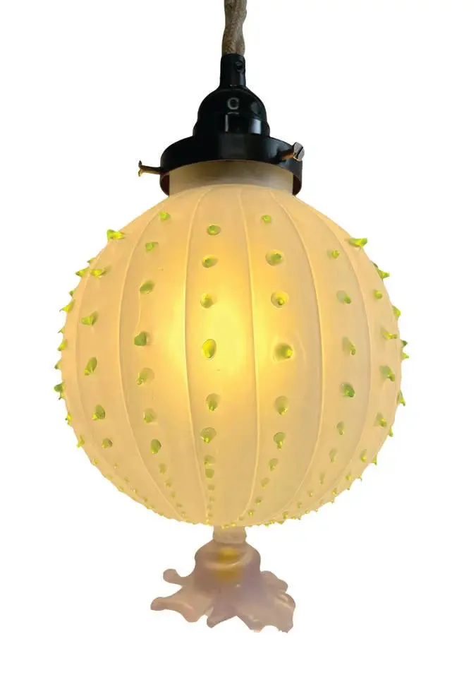 Glass Cactus Pendant Lamp by Sage Churchill-Foster, Sage Studios