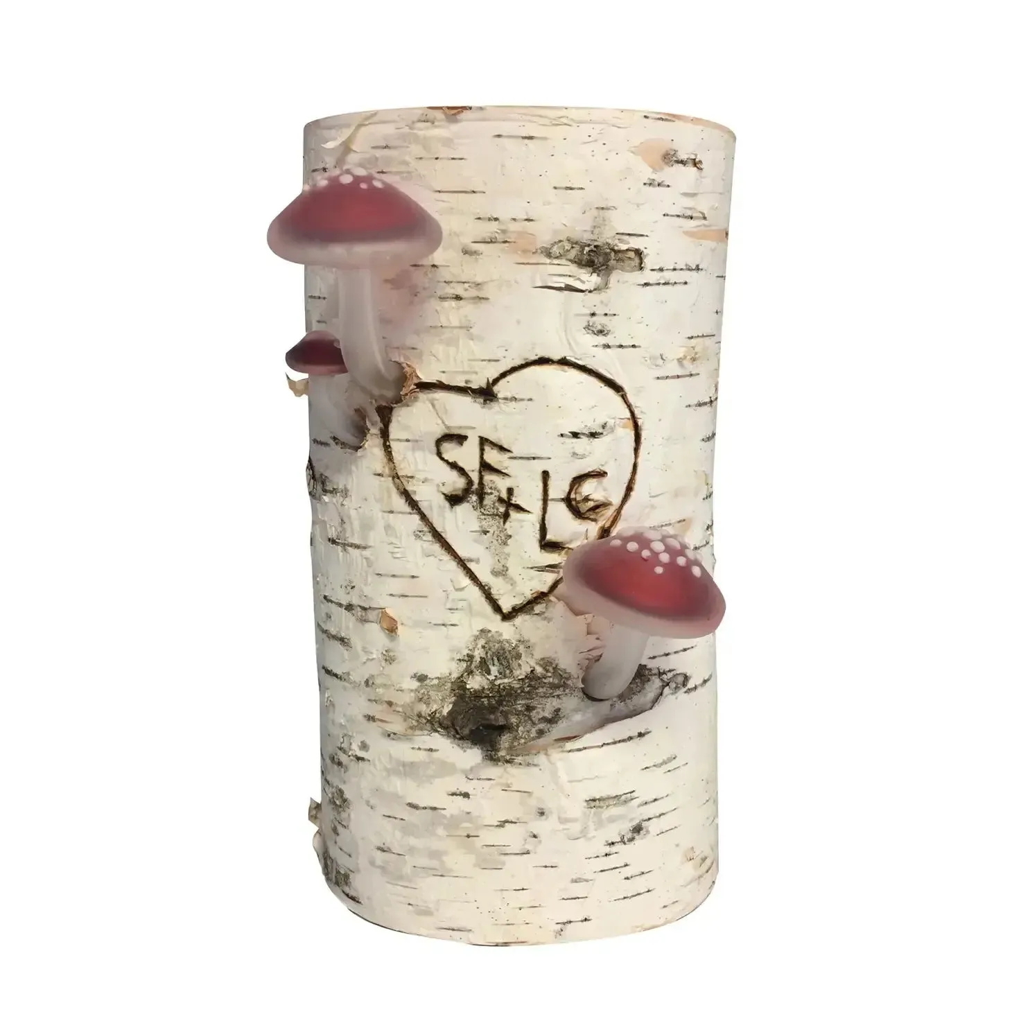 Glass Custom Heart Stump Hand-Blown by Sage Churchill-Foster, Sage Studios