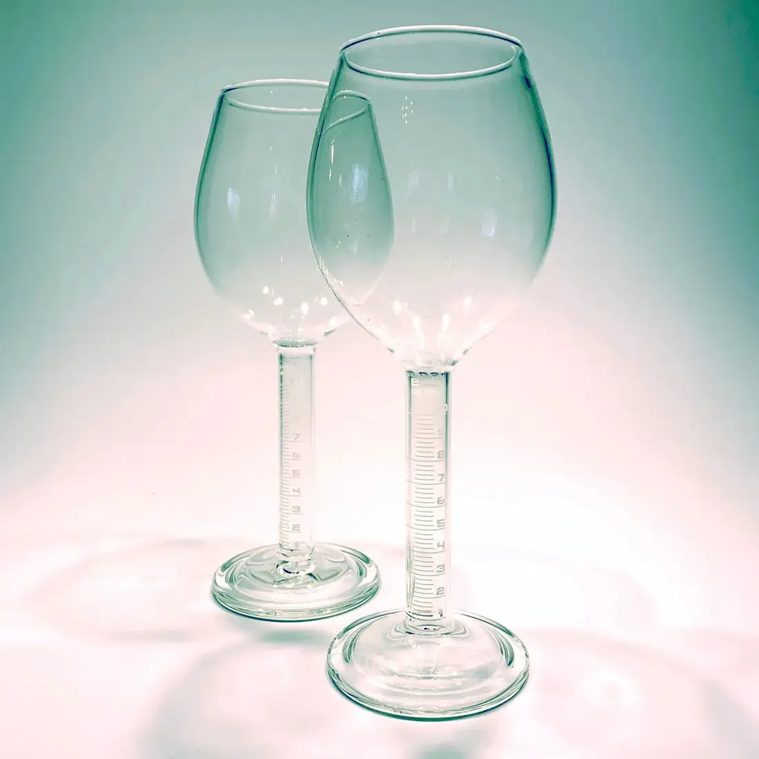 Glass Mad Scientist Wine Goblets by Sage Churchill-Foster, Sage Studios