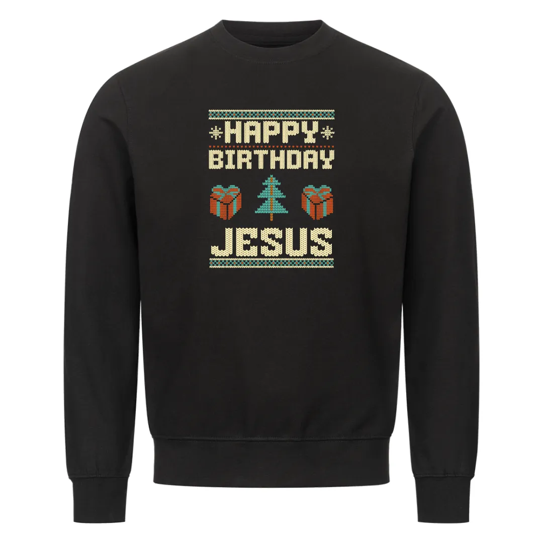 Happy Birthday Jesus Christmas Sweatshirt