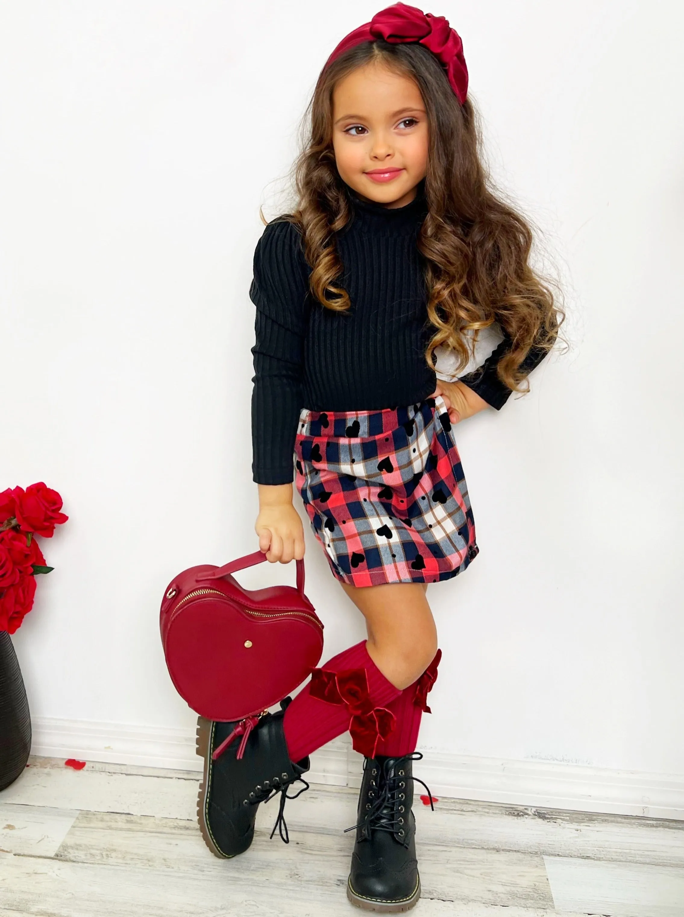 Happy Love Day Skirt Set