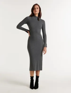 Heidi Rib Column Knit Dress