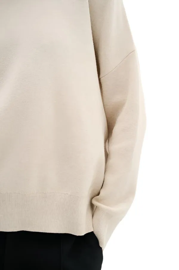 InWear Womens Tenley Turtleneck Pullover Haze Melange