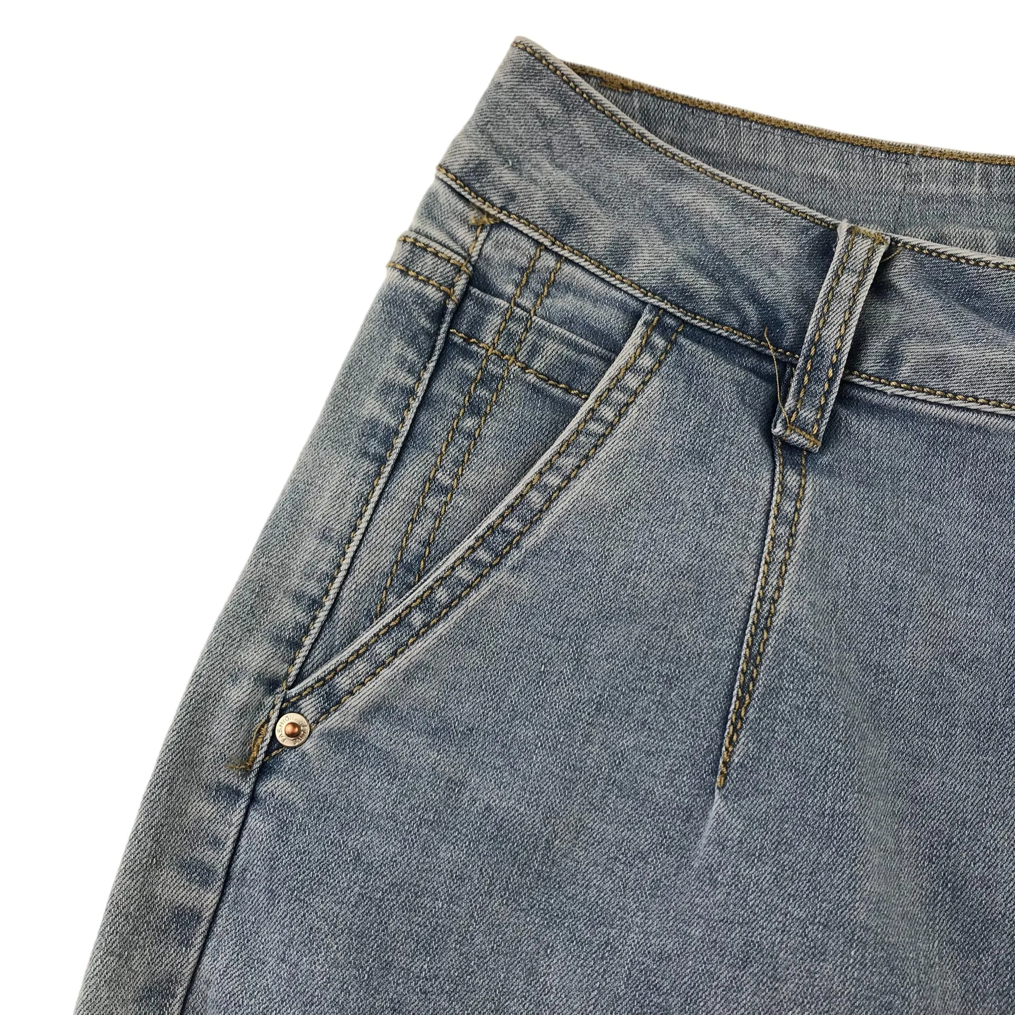 Jewelly jeans womens size S light blue denim mom jean style